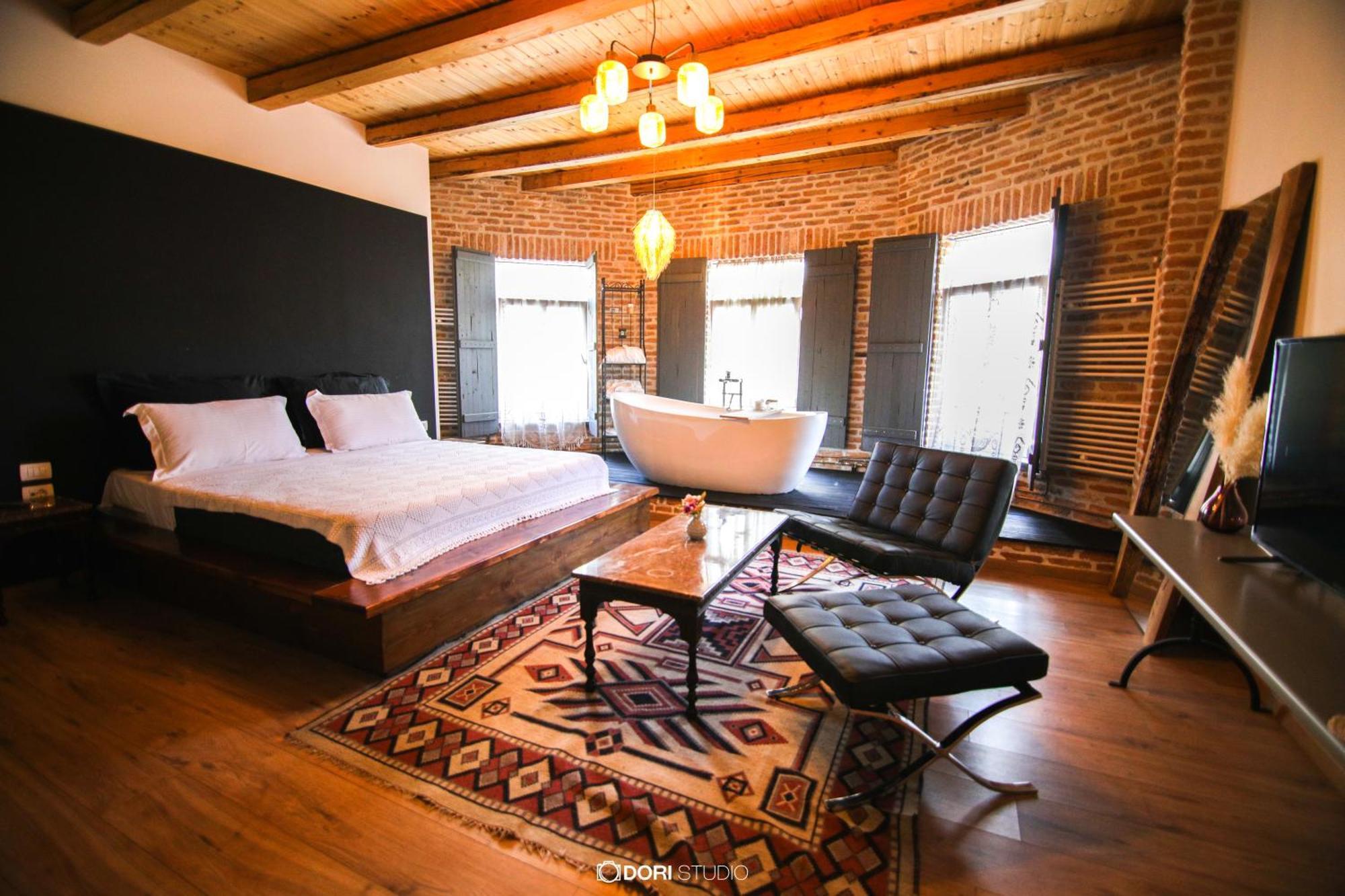 Barba Boutique Hotel Korce Rom bilde